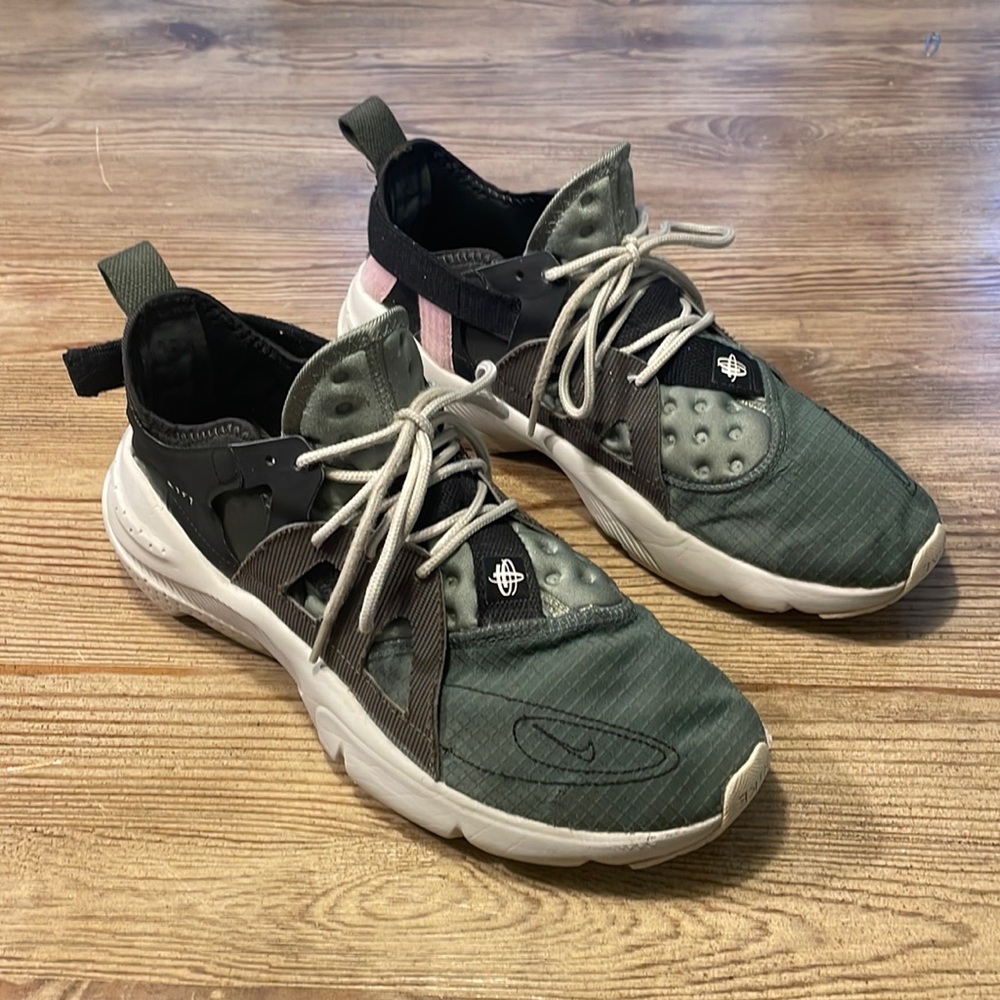 NIKE HUARACHE JUNIPER FOG/LIGHT BONE MENS RUNNING SIZE 10.5